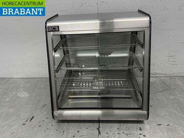 RVS Warmhoudvitrine Warmtevitrine 63,5 cm 230V Horeca, Ophalen of Verzenden, Nieuw in verpakking