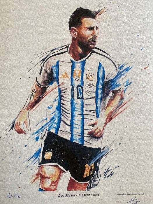 Yvan Courtet - Leo Messi - Agentina, Verzamelen, Overige Verzamelen