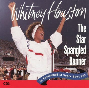 Whitney Houston - The Star Spangled Banner, Verzenden, Gebruikt