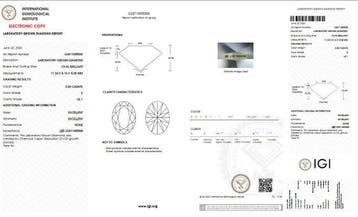 Sans prix de réserve - Bague de fiançailles - 18 carats Or