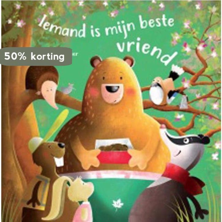 Iemand is mijn beste vriend 9789059523036 Michel De Boer, Boeken, Kinderboeken | Kleuters, Gelezen, Verzenden