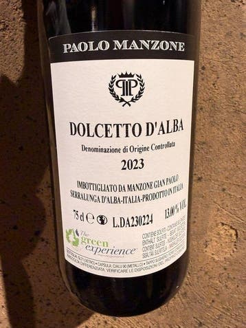 2023 Paolo Manzone Dolcetto dAlba Magna - Alba DOC - 12, Nieuw