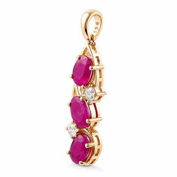 Zonder minimumprijs - Hanger - 14 karaat Geel goud - 2.35ct., Handtassen en Accessoires