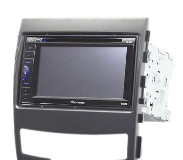 Facade Autoradio 2-Din Noir Ssangyong Actyon 11-13 Korando 1, Verzenden