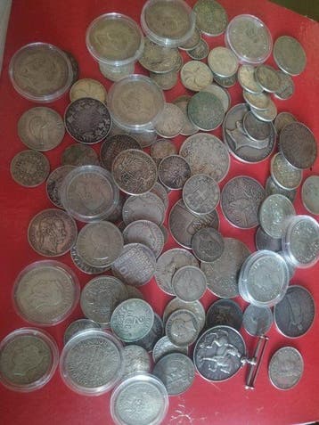 Wereld. Lot 1 Kilo silver coin