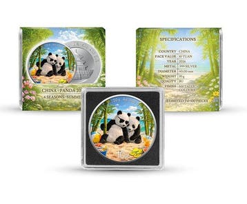 China. 10 Yuan 2026 – Panda: 4 Seasons – Summer – 30 g
