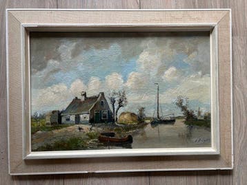 Anton Rutgers (1905-1981) - Boerderij gezicht
