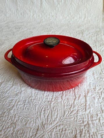 Cousances - Braadpan - Emaille, IJzer, Glazuur, Antiquités & Art