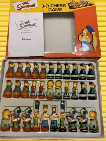 The Simpsons Chess Set, Nieuw in verpakking