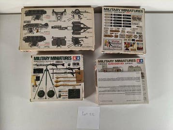 Maquette - Tamiya – Lot de 4 maquettes militaires 1:35 –, Nieuw