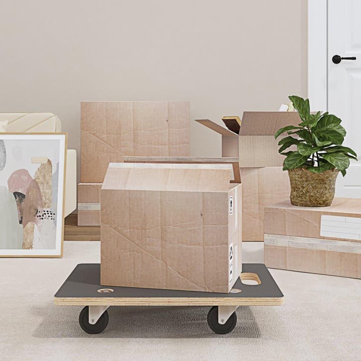 vidaXL Meubelhondjes 2 st rechthoekig 250 kg 60x40x11,5 cm, Articles professionnels, Stock & Retail | Emballage & Expédition, Envoi