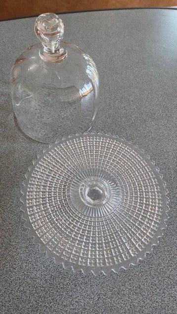 Serveerschaal - Glas - Glazen serverplateau