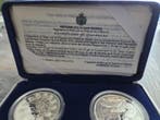 San Marino. 5 Euro / 10 Euro 2002 Benvenuto Euro - Dittico