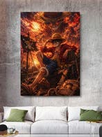 Shayer - Monkey D. Luffy – The Burning Pirate Dream - XL -, Nieuw