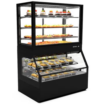 Wandkoeling | INTEGRA COMBI | Zwart | +4°C/+8°C |, Verzenden, Nieuw in verpakking