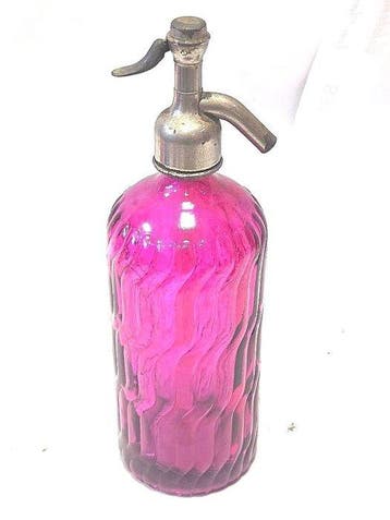 Siphon - Siphon rose sculpté
