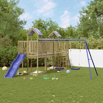 vidaXL Speelhuis geïmpregneerd grenenhout, Verzenden, Nieuw