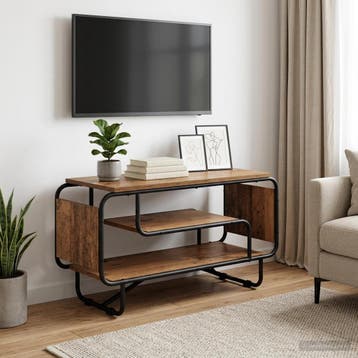 vidaXL TV Stand 80 x 36 x 45 cm Oud hout Bewerkt hout, Verzenden