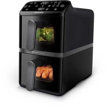 Philips Dual-Stacked Dubbele Airfryer 4000 Series SHOWMOD..., Verzenden