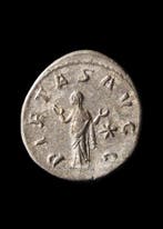 Oud-Romeins Zilver Antoninianus van Trebonianus Gallus