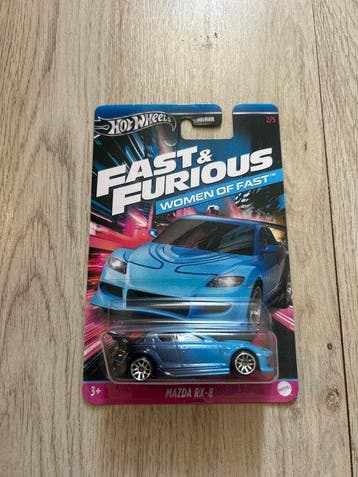 Hot Wheels 1:64 - Voiture miniature (6) - Fast & Furious, Hobby en Vrije tijd, Nieuw