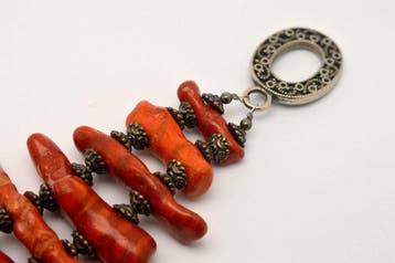 Koraal - Red Coral - 41,2g - Armband, Verzamelen