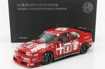Autoart 1:18 - Modelauto - 1993 Alfa Romeo 155 V6 Ti #8, Nieuw