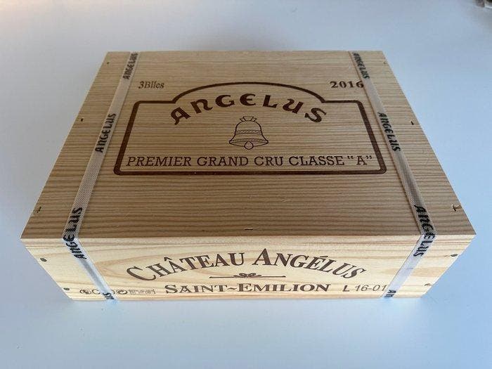 2016 x3, 2017 x3, 2021 x6 Château Angélus - Saint-Émilion, Collections, Vins