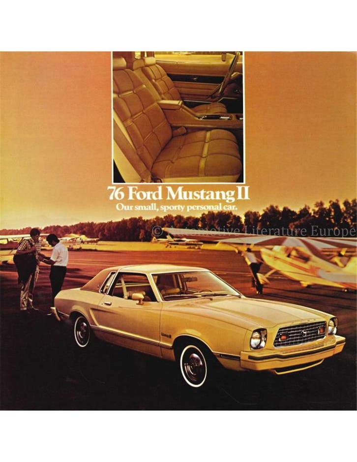 1976 FORD MUSTANG II BROCHURE ENGELS (USA), Livres, Autos | Brochures & Magazines