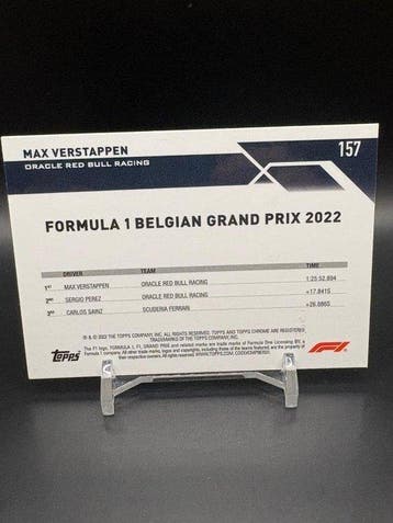 2023 Topps Chrome, Sapphire Edition F1 Max Verstappen #157, Nieuw