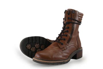 Jana Veterboots in maat 37 Cognac, Verzenden, Overige typen