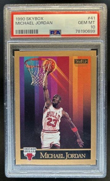 1990/91 Skybox Basketball Cards Michael Jordan, Magic, Nieuw