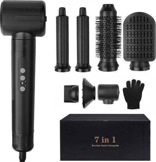 2dekans | Saaf Fohnborstel 7 in 1 - 8 Delige set - Fohn -, Handtassen en Accessoires, Uiterlijk | Haarverzorging, Ophalen of Verzenden