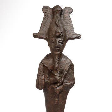 Oud-Egyptisch Brons Groot beeld van Osiris, Antiquités & Art