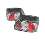 FEUX ARRIÈRE POUR RENAULT CLIO 90-98 STYLE LEXUS NOIR, Autos : Pièces & Accessoires, Verzenden