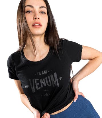 Venum Team 2.0 T-Shirt Dames Zwart Zwart, Kleding | Dames, T-shirts, Verzenden, Zwart, Nieuw, Korte mouw