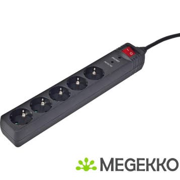Gembird SPG5-C-10 Stekkerdoos met Overspanningsbeveiliging, Informatique & Logiciels, Verzenden