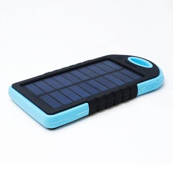 Externe 5000mAh Solar Charger Powerbank Zonnepaneel Noodaccu, Telecommunicatie, Verzenden, Nieuw, Stuff Certified®