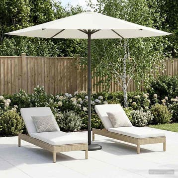 vidaXL Tuinparasol 230 x 230 cm Polyester Rechthoekig, Tuin en Terras, Verzenden, Nieuw