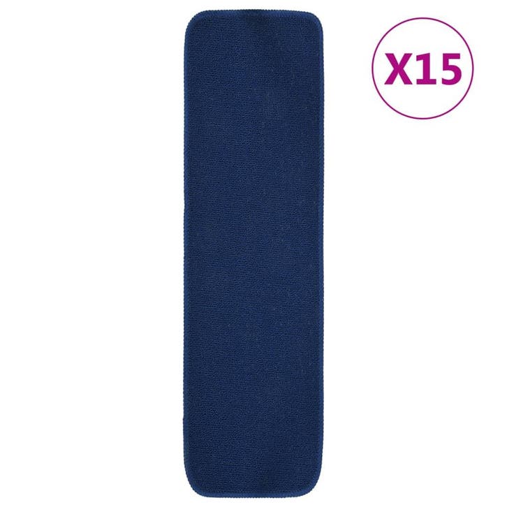 vidaXL Trapmatten 15 st anti-slip rechthoekig 75x20 cm, Bricolage & Construction, Échelles & Escaliers, Envoi