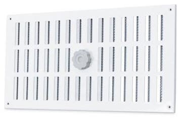 Aluminium afsluitbaar schuifrooster opbouw 500 x 240mm - WIT, Doe-het-zelf en Bouw, Verzenden, Nieuw