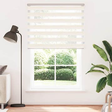 vidaXL Zebra Blind 145x230cm stofbreedte 140,9cm polyester, Huis en Inrichting, Verzenden, Nieuw
