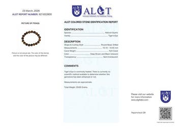 Geen Reserve - ALGT Gecertificeerd - Grote natuurlijke