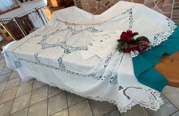 ricami fatti a mano e pizzo rinascimento - Tafelkleed (13) -