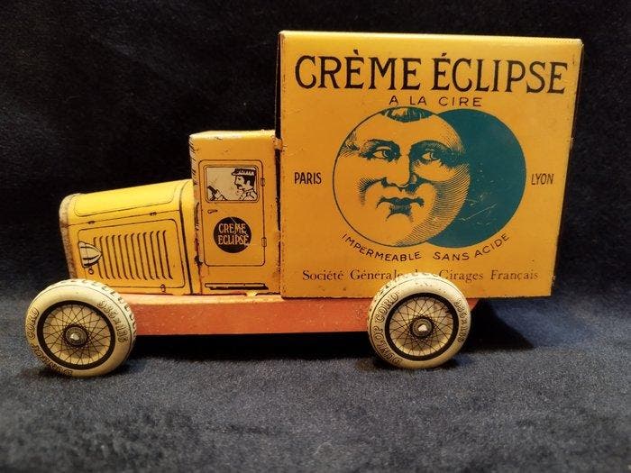 Charles Rossignol - Blikken speelgoed - Crème Éclipse camion, Antiquités & Art, Antiquités | Jouets