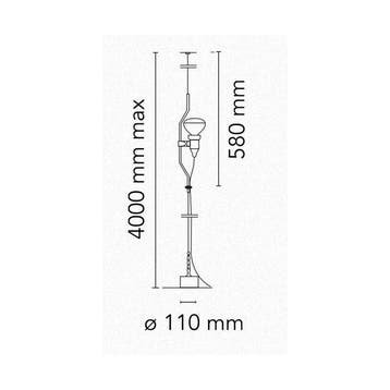 Flos - Achille Castiglioni, Pio Manzù - Plafondlamp -