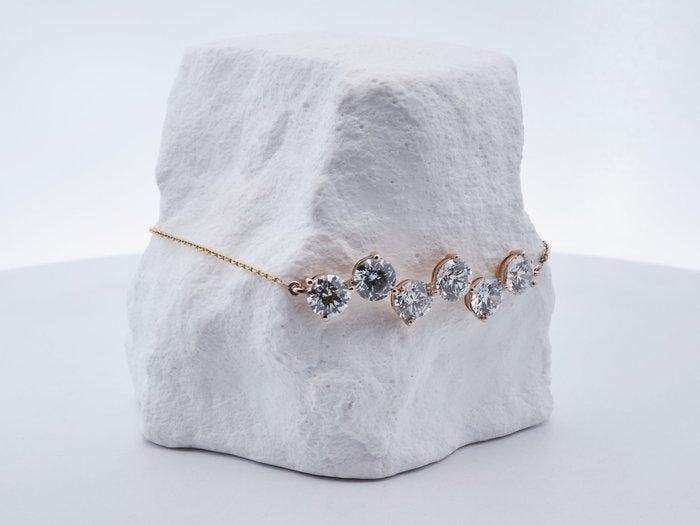 Zonder minimumprijs - Armband - 14 karaat Geel goud -, Handtassen en Accessoires, Armbanden