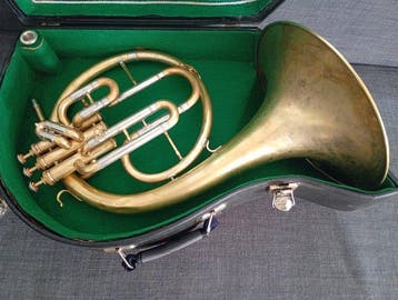 West Point Import - Melofon, in F, piston - - Hoorn -