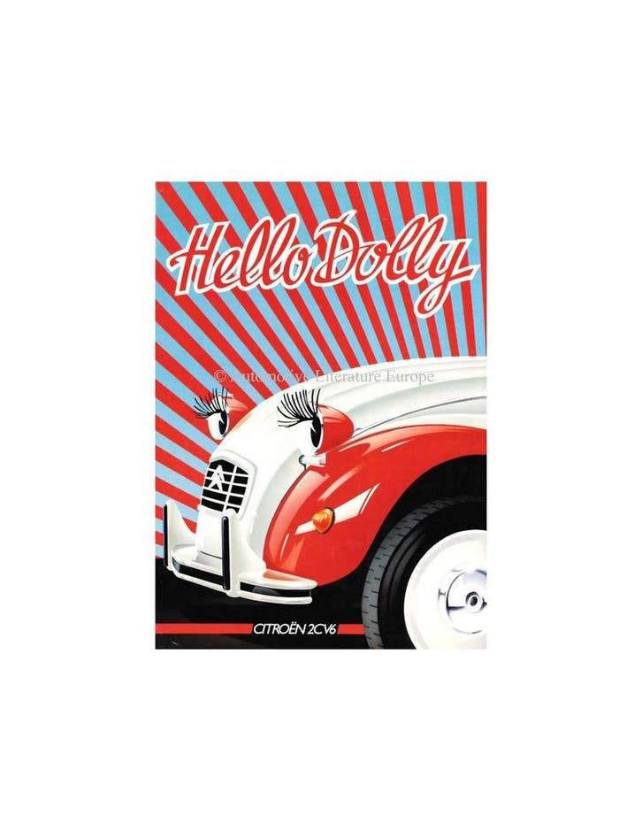 1986 CITROEN 2CV6 DOLLY BROCHURE FRANS, Boeken, Auto's | Folders en Tijdschriften, Ophalen of Verzenden
