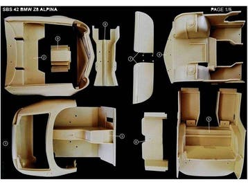 Wespe Models 1:8 - Modelauto - BMW Z8 ALPINA kit to assemble, Nieuw